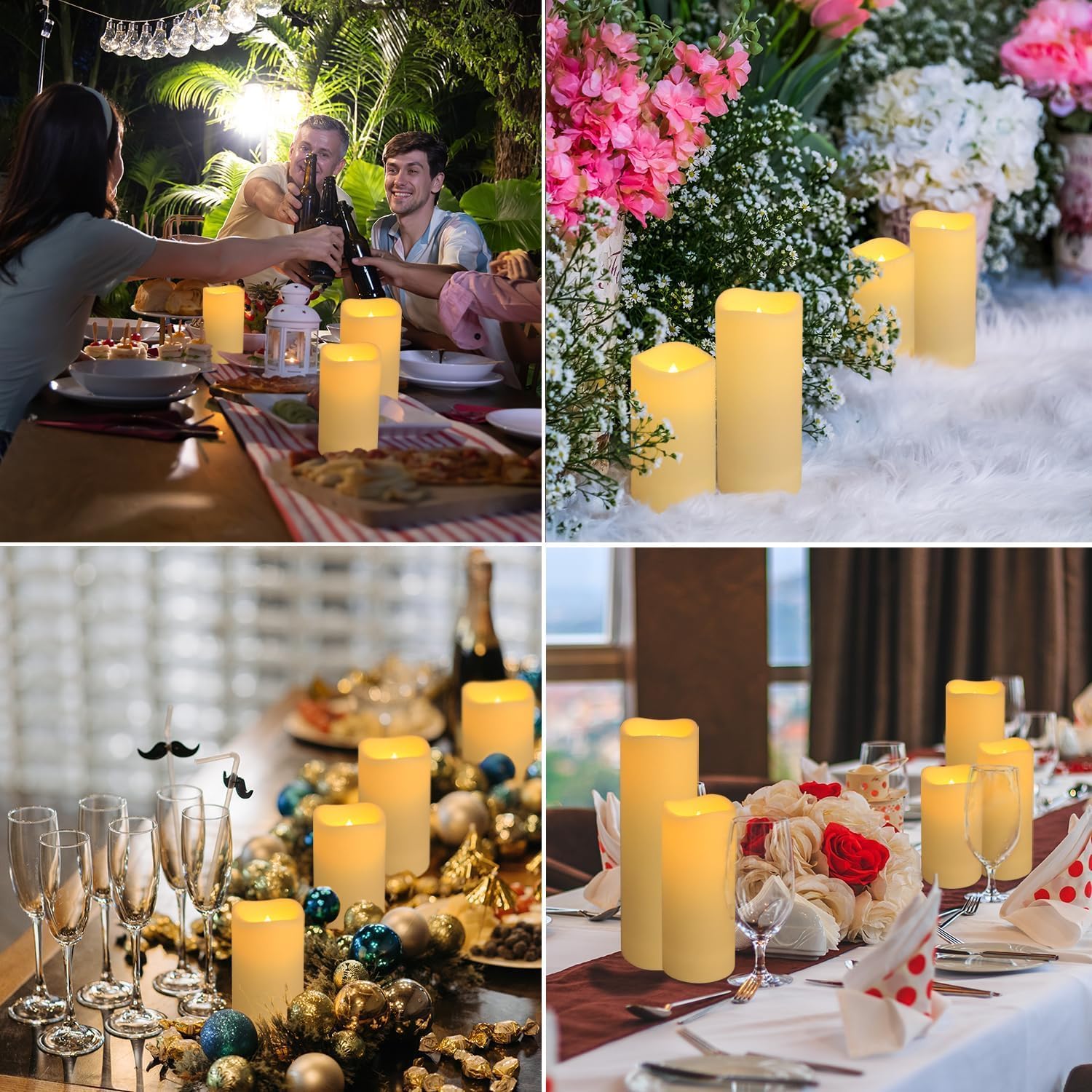 24 Waterproof Outdoor Flameless Candles, photo 2 of 5