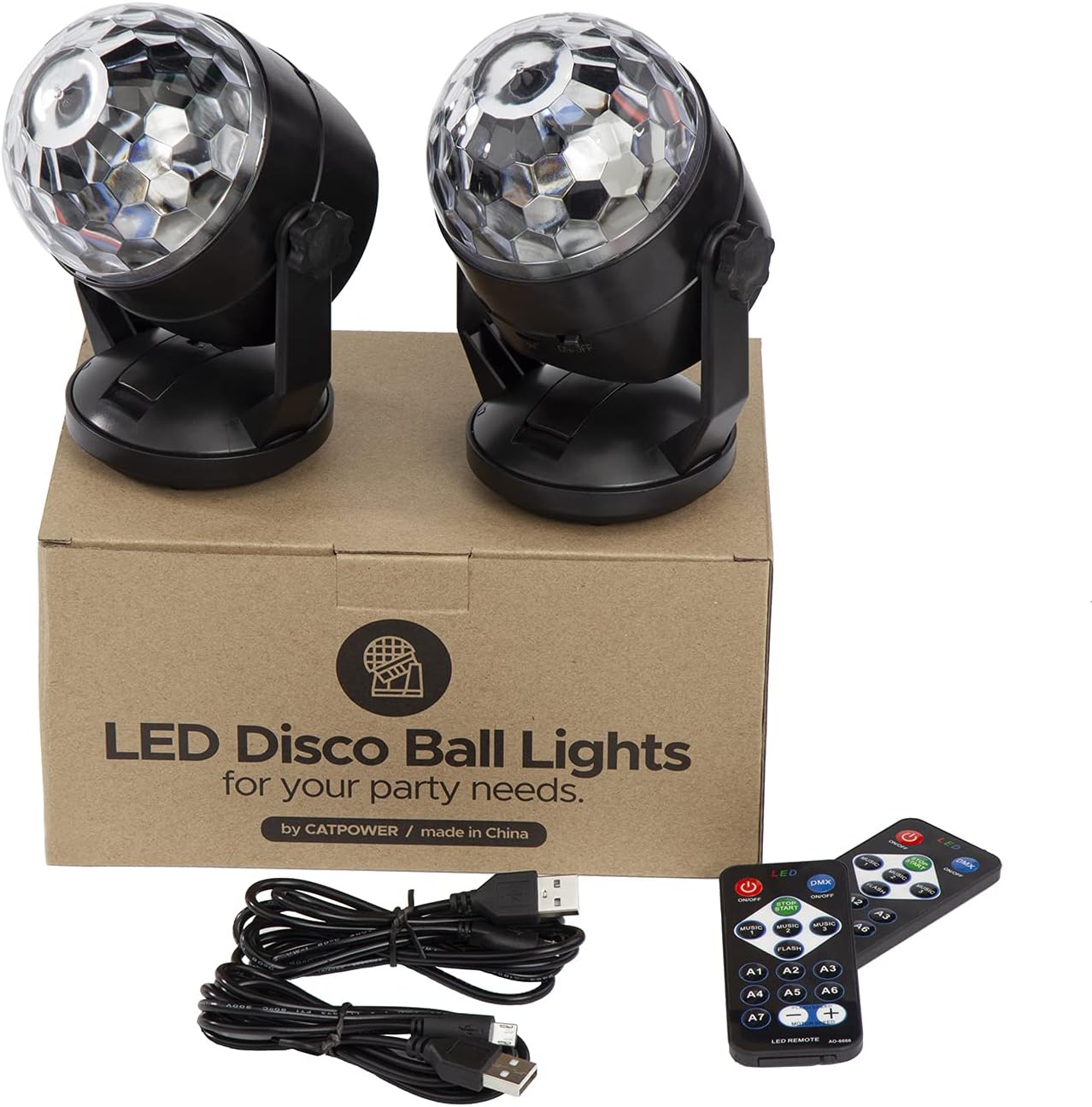 Battery Powered Disco Lights, photo 2 of 6