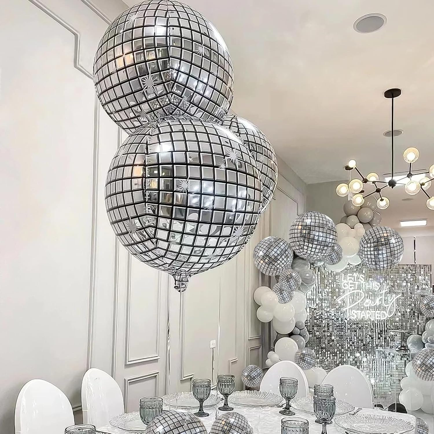 Disco Foil Ball Balloons