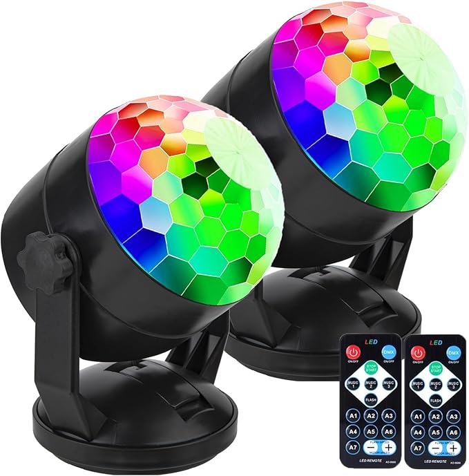 Battery Powered Disco Lights
